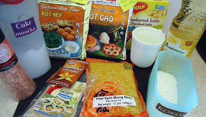 Vietnamské sladké koule Bánh Rán