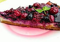 Višňovo-borůvkový cheesecake