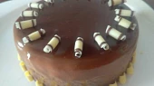 Cheesecake s broskvovou příchutí a polevou Mirror