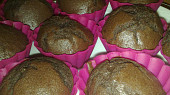 Double čokoládové muffiny