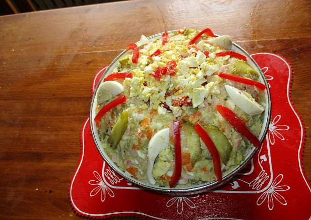 Klasický bramborový salát, Bramborový salát