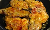 Krkovice na houbách se šťouchaným cuketovým bramborem