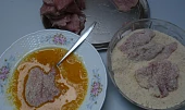 Řízky naruby z vepřové kýty