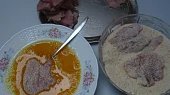 Řízky naruby z vepřové kýty
