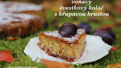 Voňavý švestkový koláč s křupavou krustou