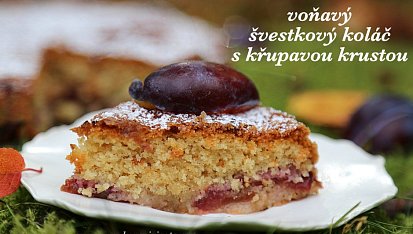 Voňavý švestkový koláč s křupavou krustou