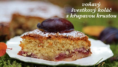 Voňavý švestkový koláč s křupavou krustou