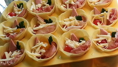 Bramborové zapečené košíčky plné dobrot, Před prvním zapečením