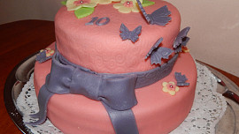 Motýlkový dort