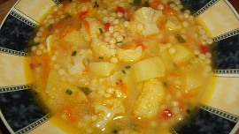 Zeleninová polévka s tarhoňou