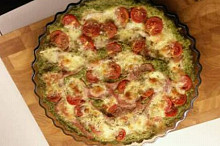 Brokolicová pizza bez mouky