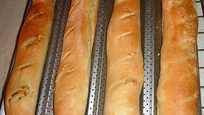 Česnekové bagety