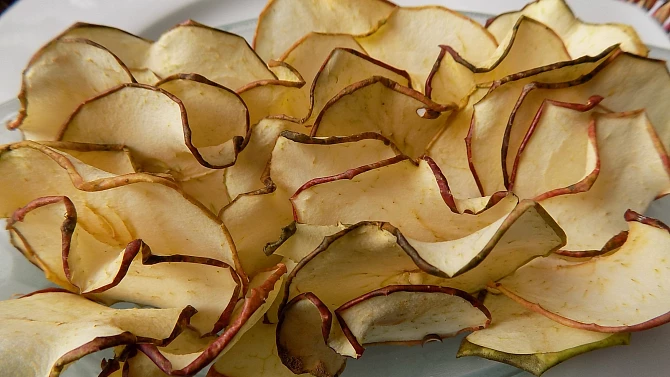 Jablkové chipsy