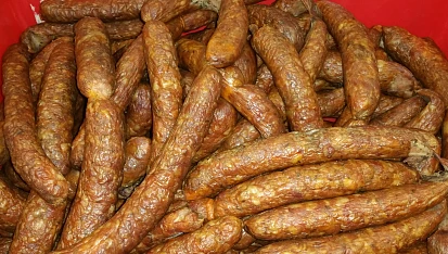 Paprikové domácí klobásy