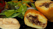 Plněné bramborové krokety