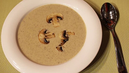 Pórková polévka se žampiony, Pórková polévka se žampiony