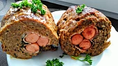 Sekaná  z vepřové plece s bylinkami a opečenou slaninou