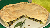 Slaný koláč plněný mangoldem (Slaný mangoldový koláč )