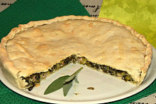 Slaný mangoldový koláč 