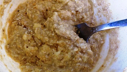 Banánový mugcake s kokosem
