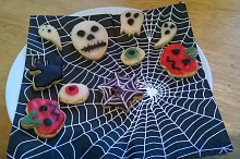 halloweenské linecké sušenky - skvělá zábava s dětmi :o)