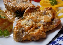 Krkovička pečená ve steakové hořčici Krkovička pečená ve steakové hořčici