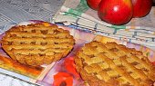 Mini koláčky z lineckého těsta s marmeládovo-jablečnou směsí
