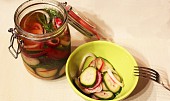 Okurkový salát s koprem a cibulí (Okurkový salát s koprem a cibulí )