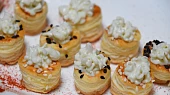 Amuse-bouche z listového těsta