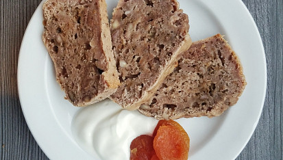 Banánový chlebík ze špaldové mouky
