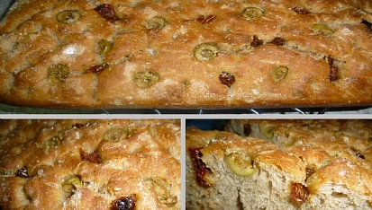Focaccia z kvásku