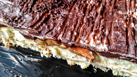 Odlehčené banánové "tiramisu"  (bez cukru, smetany, šlehaček, pomazánkového másla apod.)