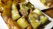 Pórkový tarte tatin