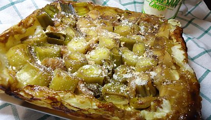 Pórkový tarte tatin