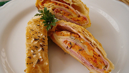 Závin s hokkaido slanou náplní