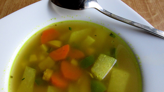 Zeleninová pikantní polévka