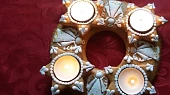 Adventní perníkové svícny