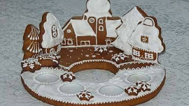Adventní perníkové svícny
