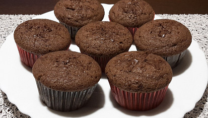 Čokoládové muffiny - hrníčkový recept