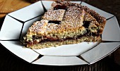 Linecký koláč s marmeládou
