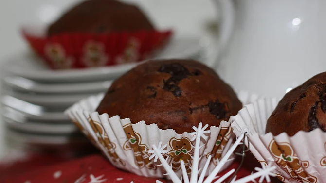 Muffiny s vůní čokolády