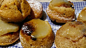 Obrácené hruškové muffiny