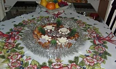 Perníkový adventní věnec