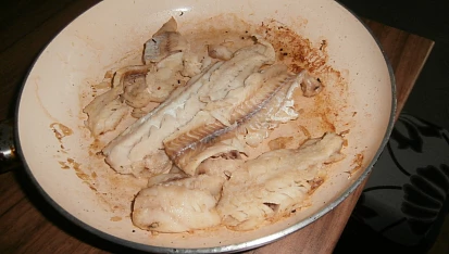 Treska zapečená s bramborami