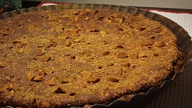 Tvarohový koláč s vůní vánoc