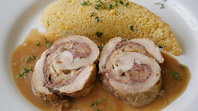 Beskydská vepřová roláda