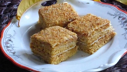 Jiřinčiny medové řezy