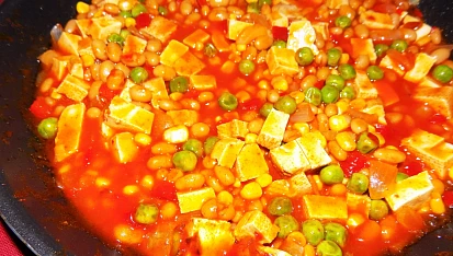 Mexický tofu guláš