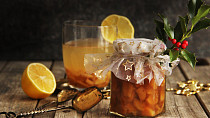Pečený zázvorový čaj s citrusy