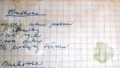 Bezlepkové žloutkové cukroví z formiček (z receptáře naší prababičky), Originál receptu